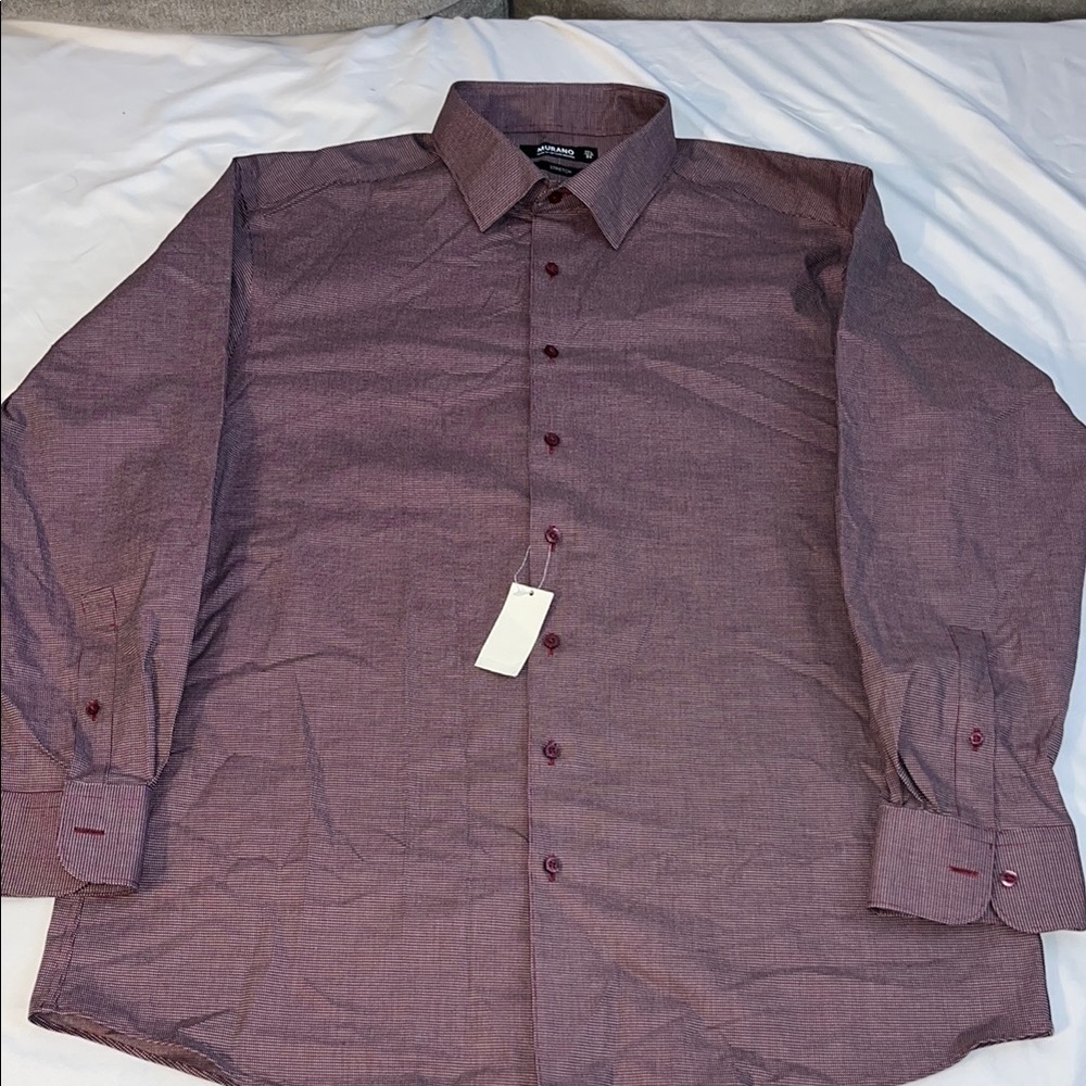 Murano Red Dress Shirt Classic Elegance